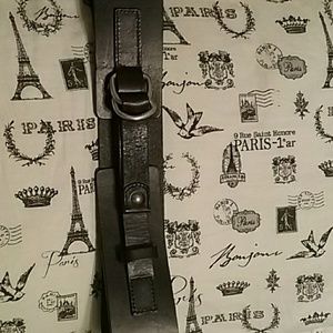 Wide Leather GAP belt. Small. 39" Long.